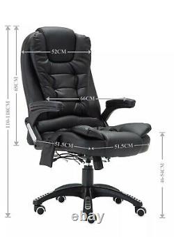 VComfort office gaming massage Swivel recline ergonomic leather highback chair