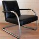 Vitra Visasoft Black Leather Cantilever Lounge Armchair Antonio Citterio Eames