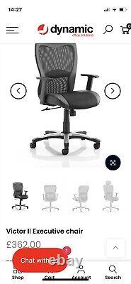 Victor 11 Executive Leather / Mesh Office Chair