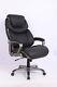 Vinmax Black Leather Executive Swivel Big & Tall Office Chair