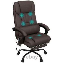 Vinsetto 6-Point PU Leather Massage Office Chair