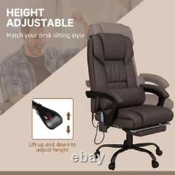 Vinsetto 6-Point PU Leather Massage Office Chair