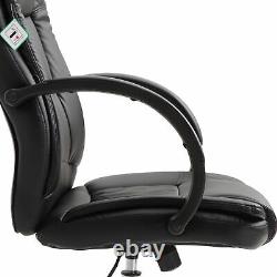 Vinsetto Executive High Back Office Chair Ergonomic 360° Swivel PU Leather Seat