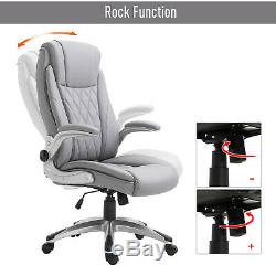 Vinsetto Executive Office Chair Adjustable Height 360°Smooth Rotating PU Leather