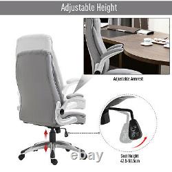Vinsetto Executive Office Chair Adjustable Height 360°Smooth Rotating PU Leather