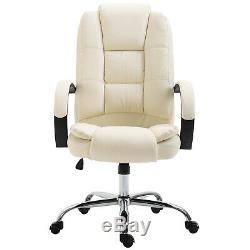 Vinsetto Executive Office Chair Ergonomic High Back PU Leather Seat 360° Swivel