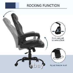 Vinsetto Gaming Chair Swivel Home Office Computer Racing Gamer Desk Chair with Whe