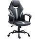 Vinsetto Gaming Chair Swivel Home Office Racing Gamer Desk Chair, Black Grey