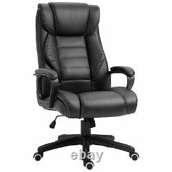 Vinsetto High Back 6 Points Vibration Massage Executive Office Chair, Black