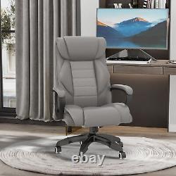 Vinsetto High Back 6 Points Vibration Massage Executive Office Chair, Grey