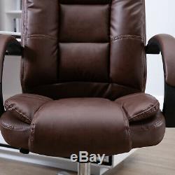 Vinsetto High Back Executive Office Chair Ergonomic 360° Swivel PU Leather Seat