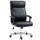 Vinsetto Massage Office Chair Pu Leather Computer Chair With Tilt Function Black
