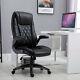 Vinsetto Office Chair Adjustable Height 360°smooth Rotating Pu Leather Black