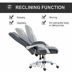 Vinsetto Office Chair with Massage Pillow Executive Reclining Adjustable Height