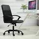 Vinsetto Pu Leather & Mesh Panel Office Chair Swivel Seat With Padding Ergonomic