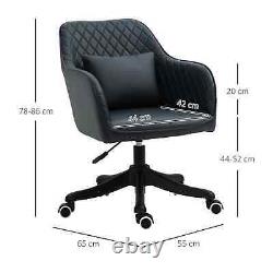 Vinsetto PU Leather Office Chair with Rechargeable Electric Vibration Massage Lu