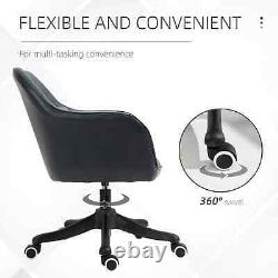 Vinsetto PU Leather Office Chair with Rechargeable Electric Vibration Massage Lu
