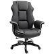 Vinsetto Piped Pu Leather Padded High-back Computer Office Gaming Chair Black