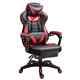 Vinsetto Racing Gaming Chair With Footrest, Pu Leather Office Chair, Computer