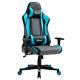 Vinsetto Racing Gaming Office Chair Swivel Recliner With Lumbar Support, Sky Blue