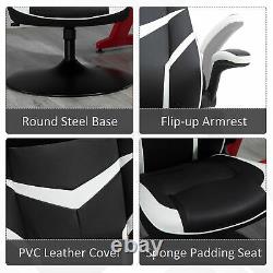 Vinsetto Racing Office Chair PVC Leather Computer Gaming Height Adjustable