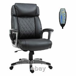 Vinsetto Vibration Massage Executive Chair High Back with Adjustable Height Black