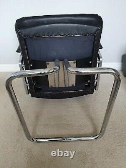 Vintage 1970s Executive Office Chair Black