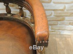 Vintage / Antique Captains Chesterfield Chair (UK Delivery possible)