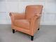 Vintage Antique Leather Library Gentlemans Club Chair Ex Fco Office Whitehall