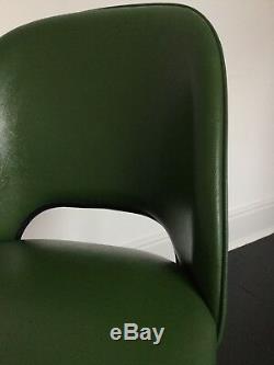 Vintage Green Swivel Office Desk Chair