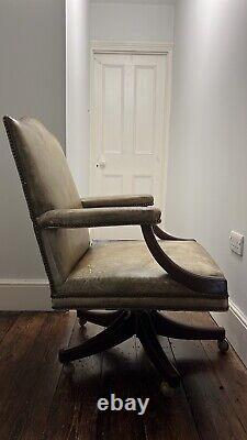 Vintage Leather Office Chair (Selling As Pair)