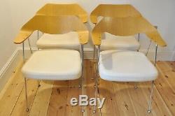 Vintage Retro 60s Set of 4 Habitat / Robin Day Dining / Office Chairs model 675