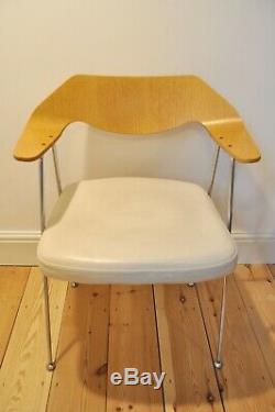 Vintage Retro 60s Set of 4 Habitat / Robin Day Dining / Office Chairs model 675