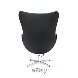 Vintage Retro Black Egg Chair Chair Normal Leather living Room Office Furniture