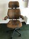 Vintage Shaaby Chic Brown Leatherhumanscale Freedom Ergonomic