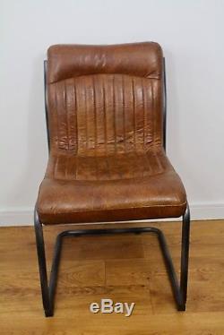 Vintage Tan Leather Chair office