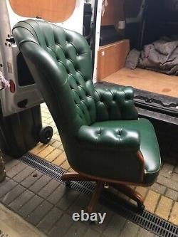 Vintage leather office chair