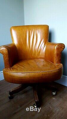 Vintage leather office chair great condition