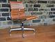 Vitra Charles Eames Ea 108 Ribbed Leather Chair