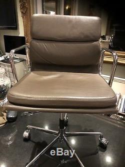 Vitra Eames Chair EA 217 Coffee Leather Genuine Original