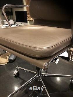 Vitra Eames Chair EA 217 Coffee Leather Genuine Original