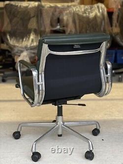 Vitra Eames EA217 Softpad Office Chair Green Leather
