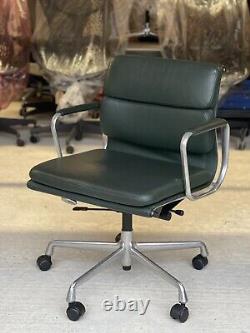 Vitra Eames EA217 Softpad Office Chair Green Leather DELIVERY