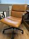 West Elm Cooper Mid- Century Leather Office Chair, Tan