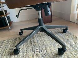 West Elm Helvetica Leather Office Desk Chair Excellent Condition