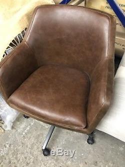 West Elm Leather Office Chair