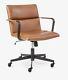 West Elm Cooper Mid-century Leather Office Desk Chair Tan 2936710