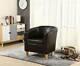 Westwood Faux Leather Pu Tub Chair Armchair Dining Room Modern Office Furniture