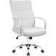 White Desk Chair Gaming Executive Office Computer Chairs Leather Rolling Chair