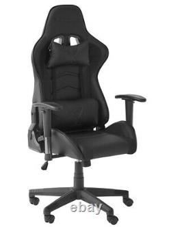 X-Rocker Faux Leather Ergonomic Office Gaming Chair Black